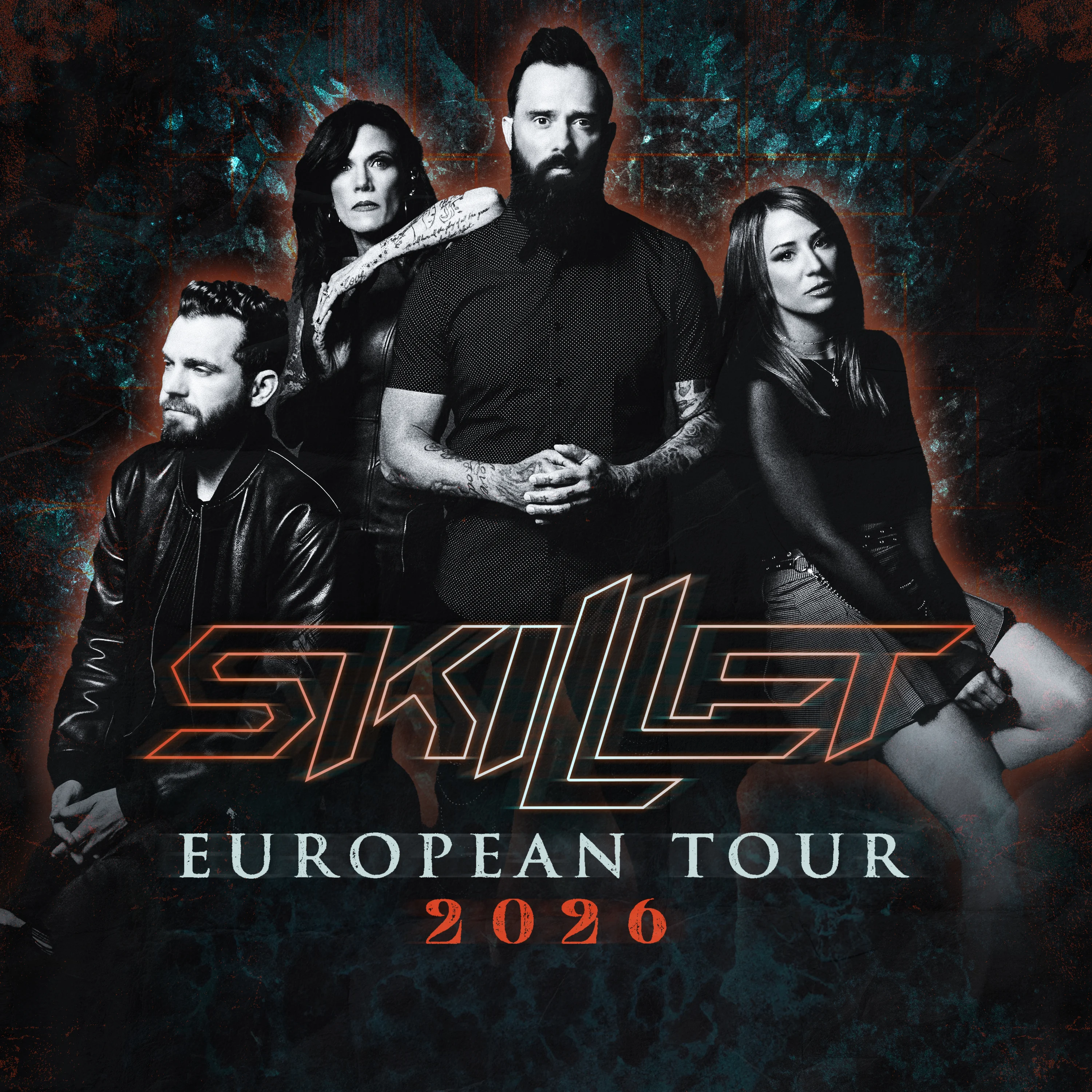 Skillet 2026 live concert poster